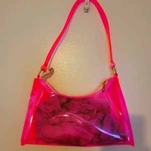 Pink/Clear Handbag
